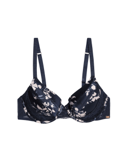 Lantana Silk & Lace Wired Full Cup Bra (A-E)