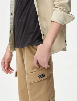 Cotton Rich Cargo Trousers (6-16 Yrs)