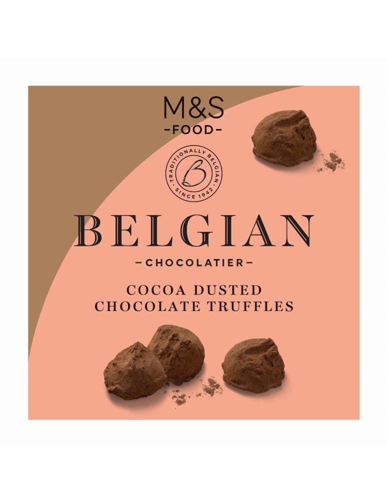 Belgické čokoládové pralinky