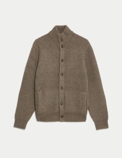 Supersoft Knitted Jacket with Wool