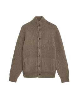 Supersoft Knitted Jacket with Wool