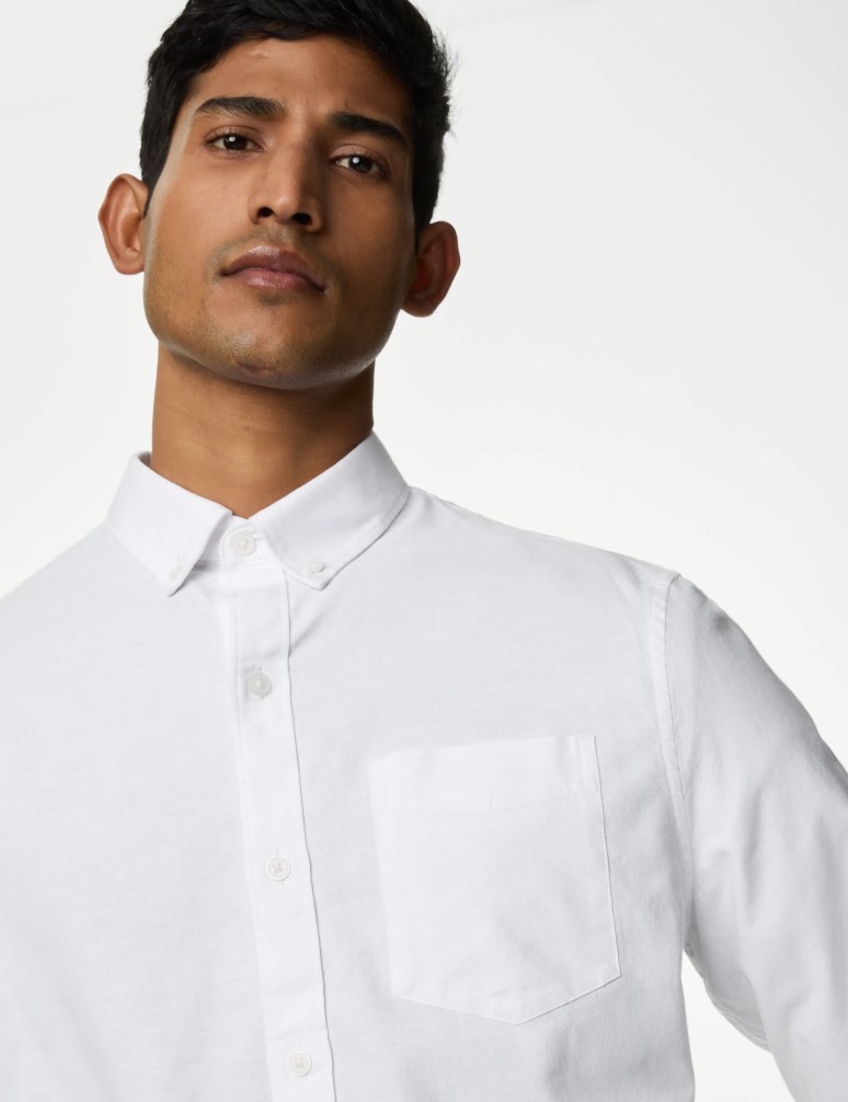 Pure Cotton Oxford Shirt