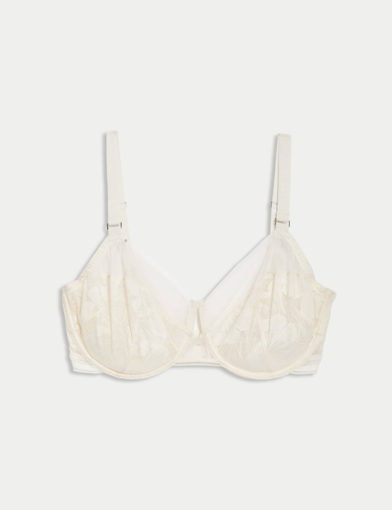 Valencia Lace Wired Minimiser Bra (C-G)