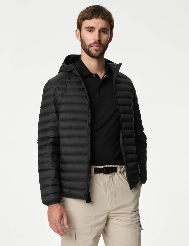 Feather and Down Jacket with Stormwear™