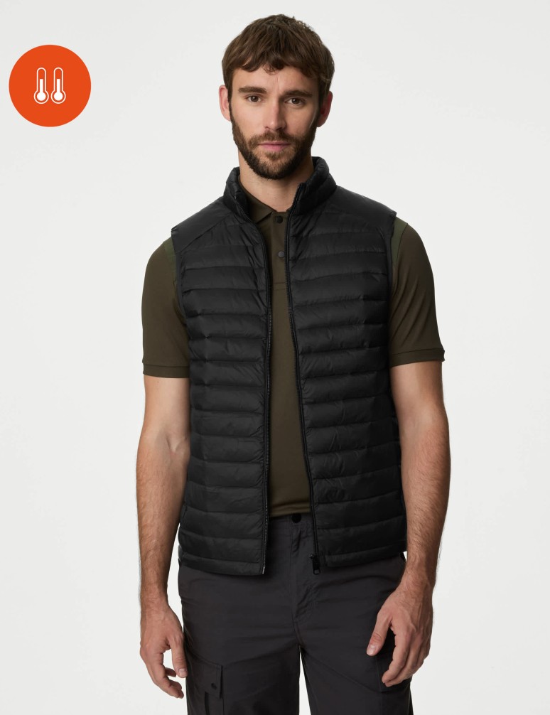 Feather and Down Gilet with Stormwear™