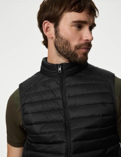 Feather and Down Gilet with Stormwear™