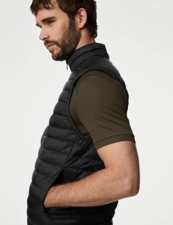 Feather and Down Gilet with Stormwear™