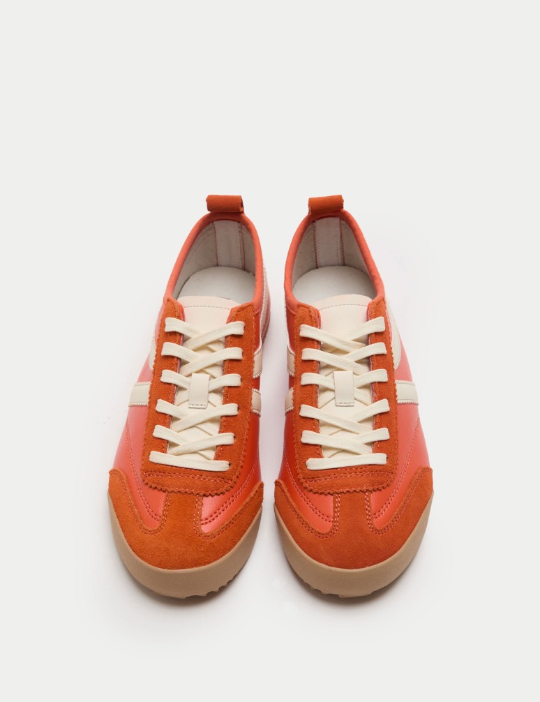 Leather Stripe Trainers