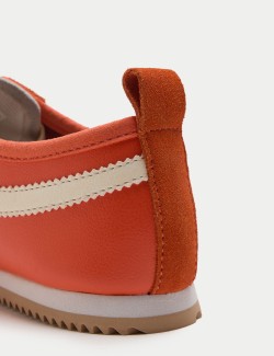 Leather Stripe Trainers