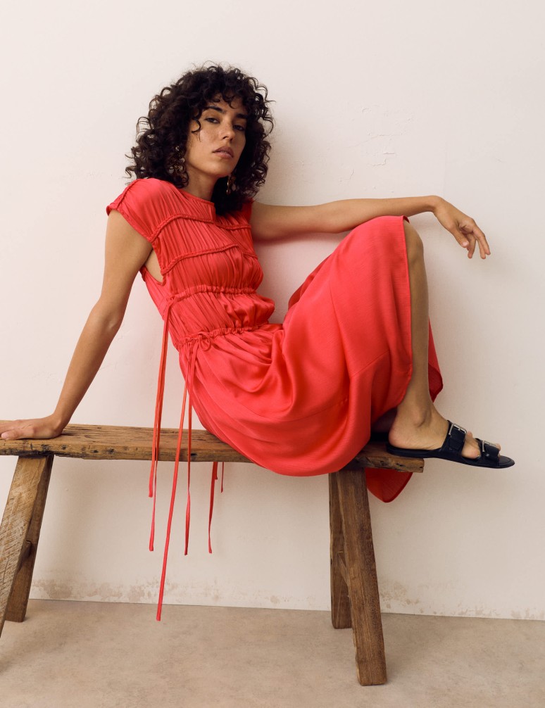 Midaxi Smock Dress