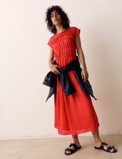 Midaxi Smock Dress