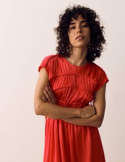 Midaxi Smock Dress