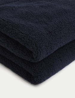 Borg Fleece Throw