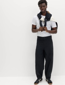 Barrel Fit Trousers