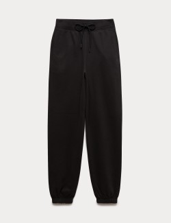 Cotton Rich Drawstring Cuffed Joggers