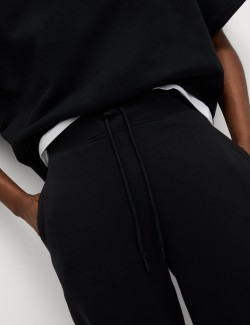 Cotton Rich Drawstring Cuffed Joggers