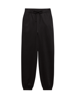 Cotton Rich Drawstring Cuffed Joggers