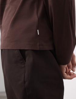 Pure Supima® Cotton Long Sleeve T-Shirt
