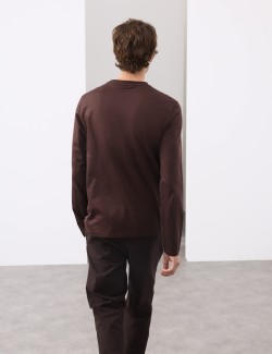 Pure Supima® Cotton Long Sleeve T-Shirt