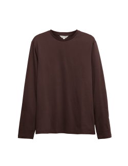 Pure Supima® Cotton Long Sleeve T-Shirt