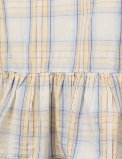2pc Cotton Rich Knit Tabard and Check Shirt (6-16 Yrs)