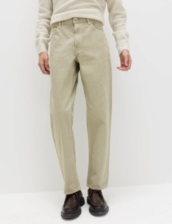 Straight Fit Rigid Denim Jeans