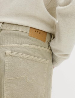 Straight Fit Rigid Denim Jeans