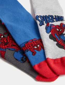 Ponožky s motivem Spider-Man™, s vysokým podílem bavlny, 3 páry (6 malé – 7 velké)