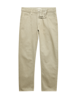 Straight Fit Rigid Denim Jeans