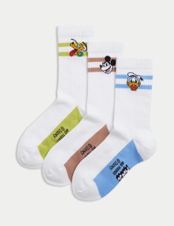 3pk Cotton Rich Disney™ Socks (8.5 Small - 7 Large)