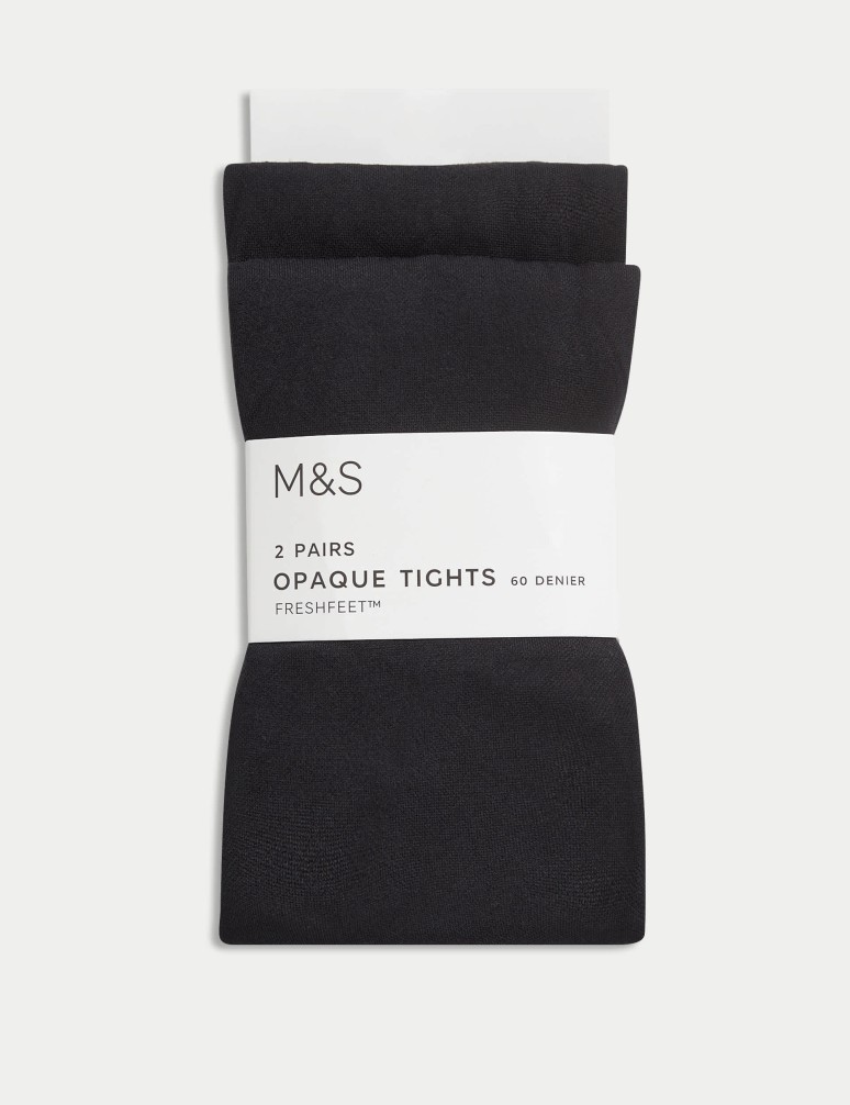 2pk 60 Denier School Tights (3-16 Yrs)