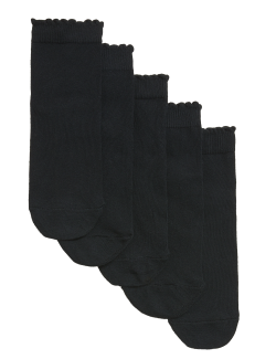 5pk of Short Picot Socks