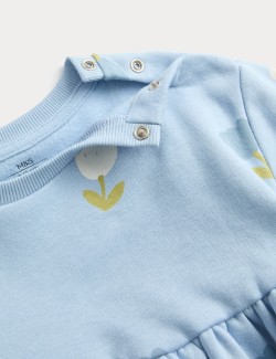 Cotton Rich Tulip Jersey Dress (0-6 Years)
