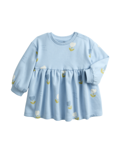 Cotton Rich Tulip Jersey Dress (0-6 Years)