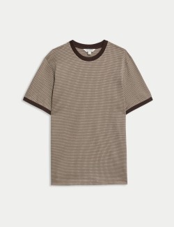 Pure Cotton Jacquard T shirt