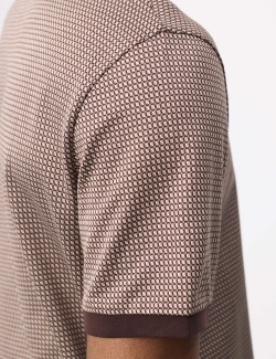 Pure Cotton Jacquard T shirt