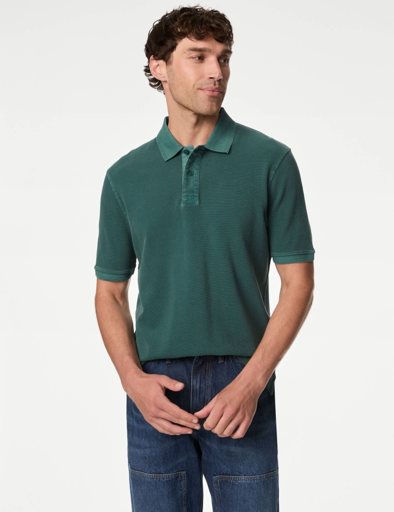 Pure Cotton Polo Shirt