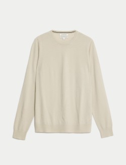 Pure Extra Fine Merino Wool Crew Neck Jumper