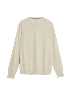 Pure Extra Fine Merino Wool Crew Neck Jumper