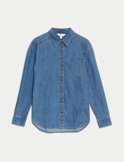 Denim Longline Shirt