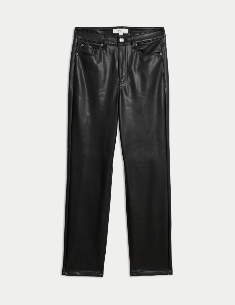 Straight Leg Ankle Grazer Trousers