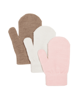 Kids' 3pk Mittens