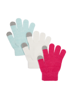 Kids' 3pk Gloves