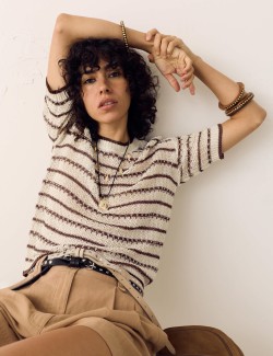Textured Knitted Top