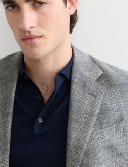 Tailored Fit Italian Pure Wool Blazer