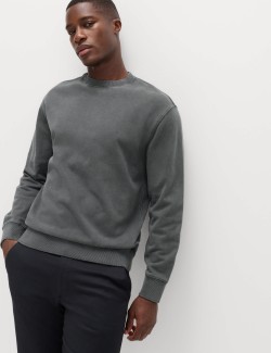 Pure Cotton Garment Dye Sweatshirt