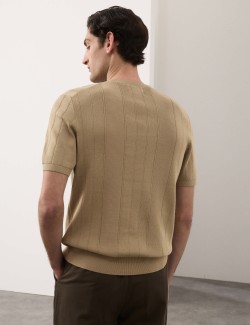 Performance Mercerised Cotton Knitted T-Shirt