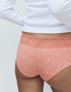 5pk Cotton Rich Printed Low Rise Shorts