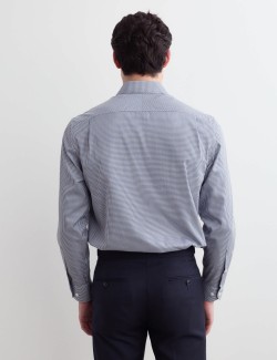 Tailored Fit Pure Cotton Check Shirt