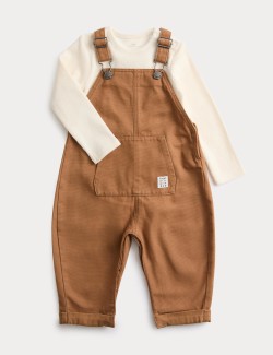 Outfit kalhot s laclem s vysokým podílem bavlny (0–3 roky)